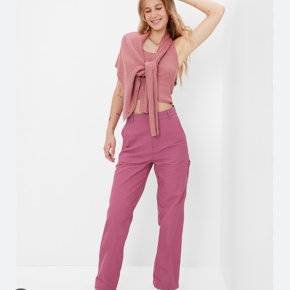 High Rise '90s Loose Carpenter Pants with Washwell